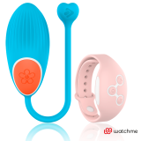Watchme-Technologie mit Fernbedienung Ei Blau / Rosa von Wearwatch | Fesselliebe.de