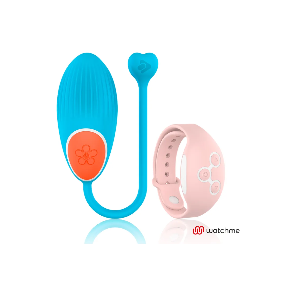 Watchme-Technologie mit Fernbedienung Ei Blau / Rosa von Wearwatch | Fesselliebe.de