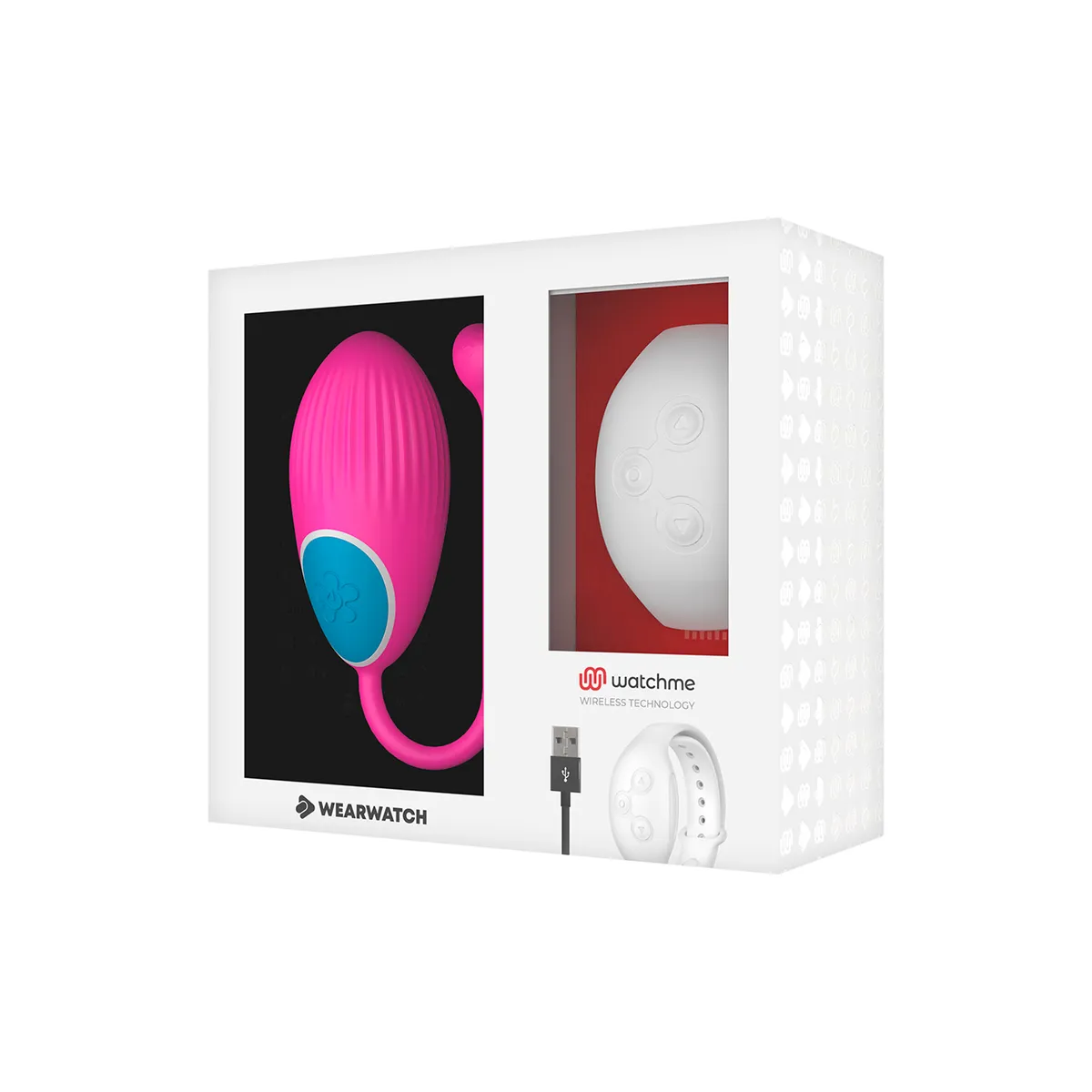 Watchme-Technologie mit Fernbedienung Egg Fuchsia / Niveo von Wearwatch | Fesselliebe.de
