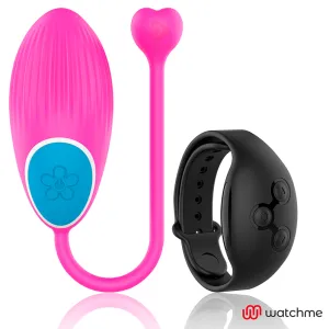 Watchme-Technologie mit Fernbedienung Egg Fuchsia / Jet von Wearwatch