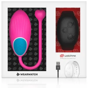Watchme-Technologie mit Fernbedienung Egg Fuchsia / Jet von Wearwatch