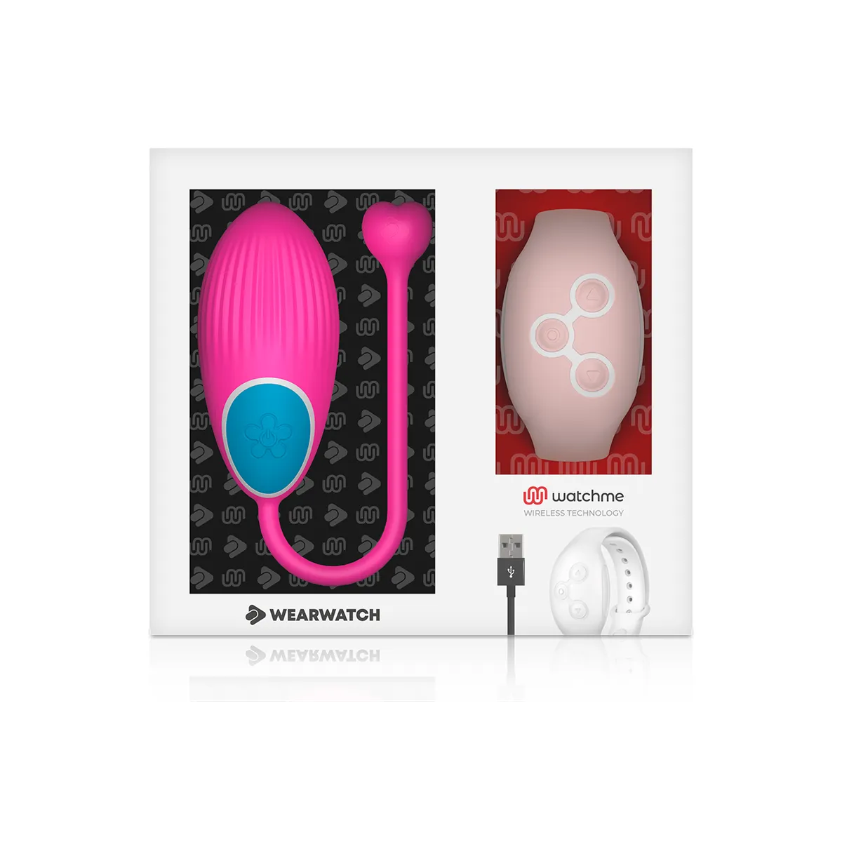 Watchme-Technologie mit Fernbedienung Ei Fuchsia / Rosa von Wearwatch | Fesselliebe.de