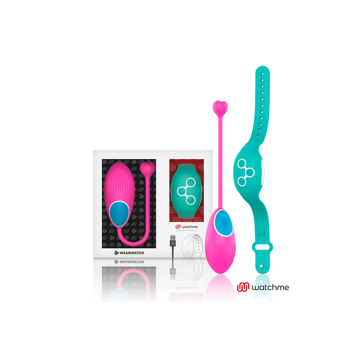 Watchme-Technologie mit Fernbedienung Ei Fuchsia / Meerwasser von Wearwatch | Fesselliebe.de