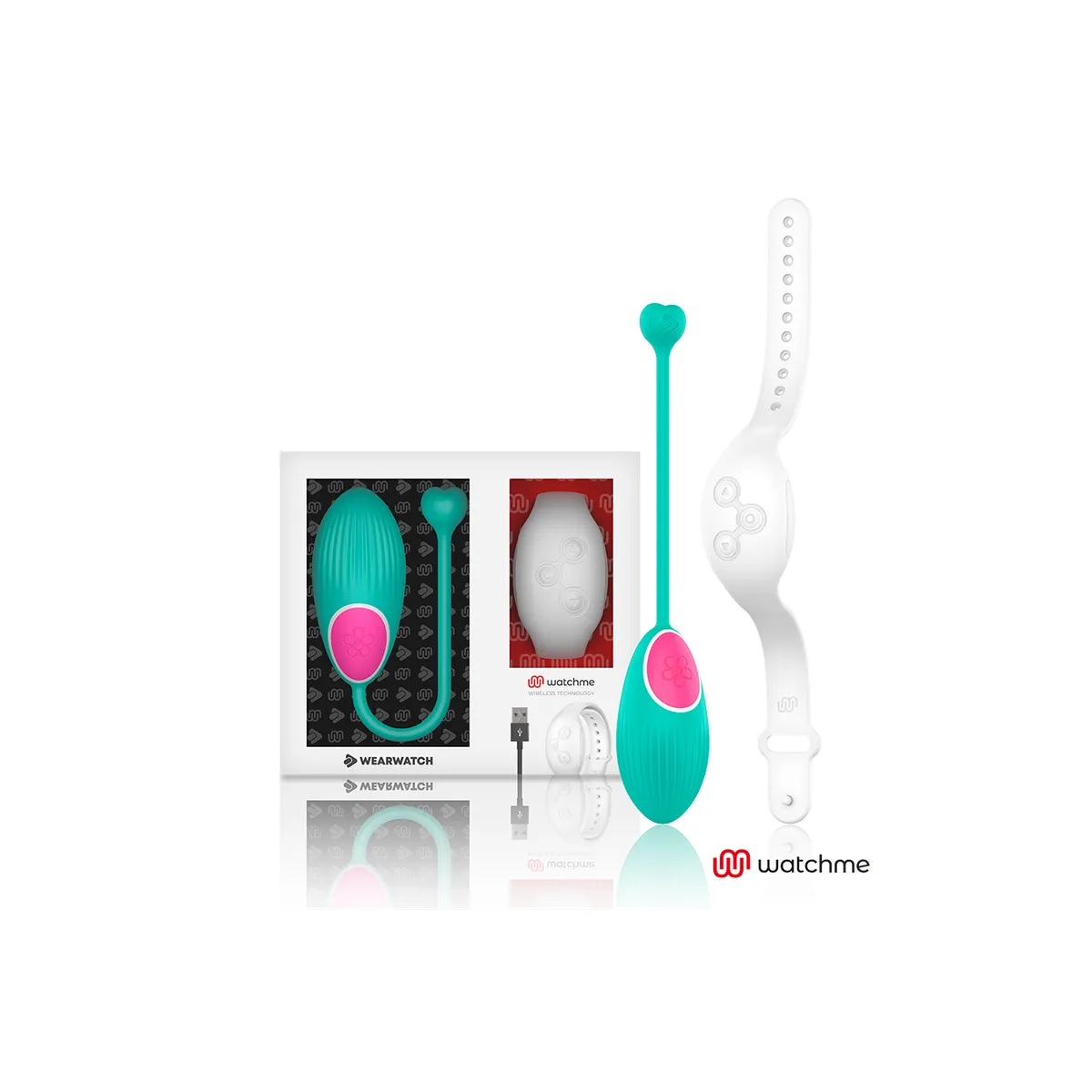 Egg mit Fernbedienung Watchme Technologie Meerwasser / Schnee von Wearwatch | Fesselliebe.de