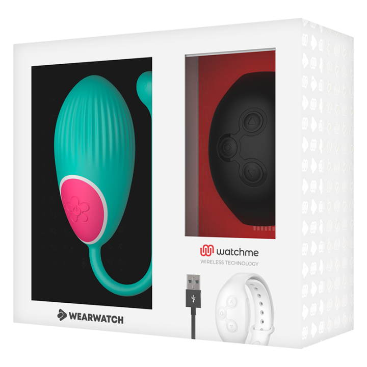 Egg mit Fernbedienung Watchme Technologie Meerwasser / Jet von Wearwatch | Fesselliebe.de