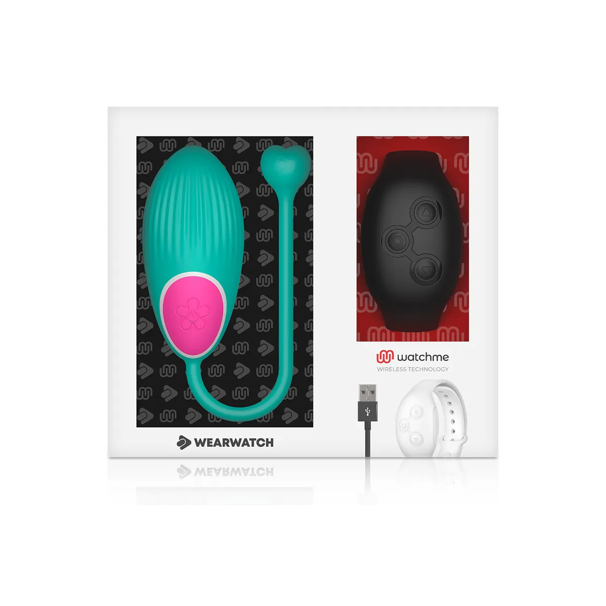 Egg mit Fernbedienung Watchme Technologie Meerwasser / Jet von Wearwatch | Fesselliebe.de