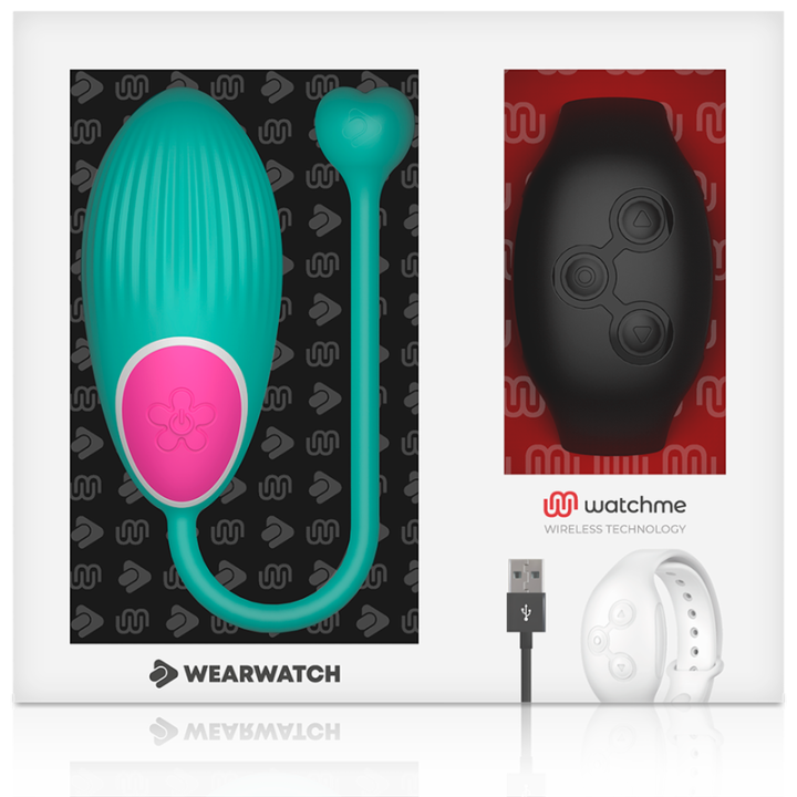 Egg mit Fernbedienung Watchme Technologie Meerwasser / Jet von Wearwatch | Fesselliebe.de