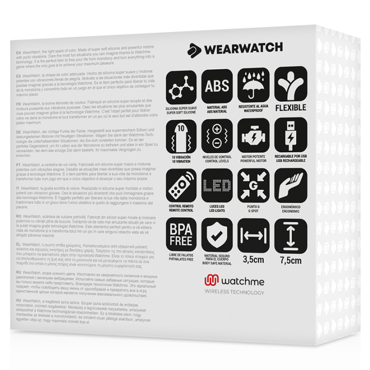 Egg mit Fernbedienung Watchme Technologie Meerwasser / Jet von Wearwatch | Fesselliebe.de