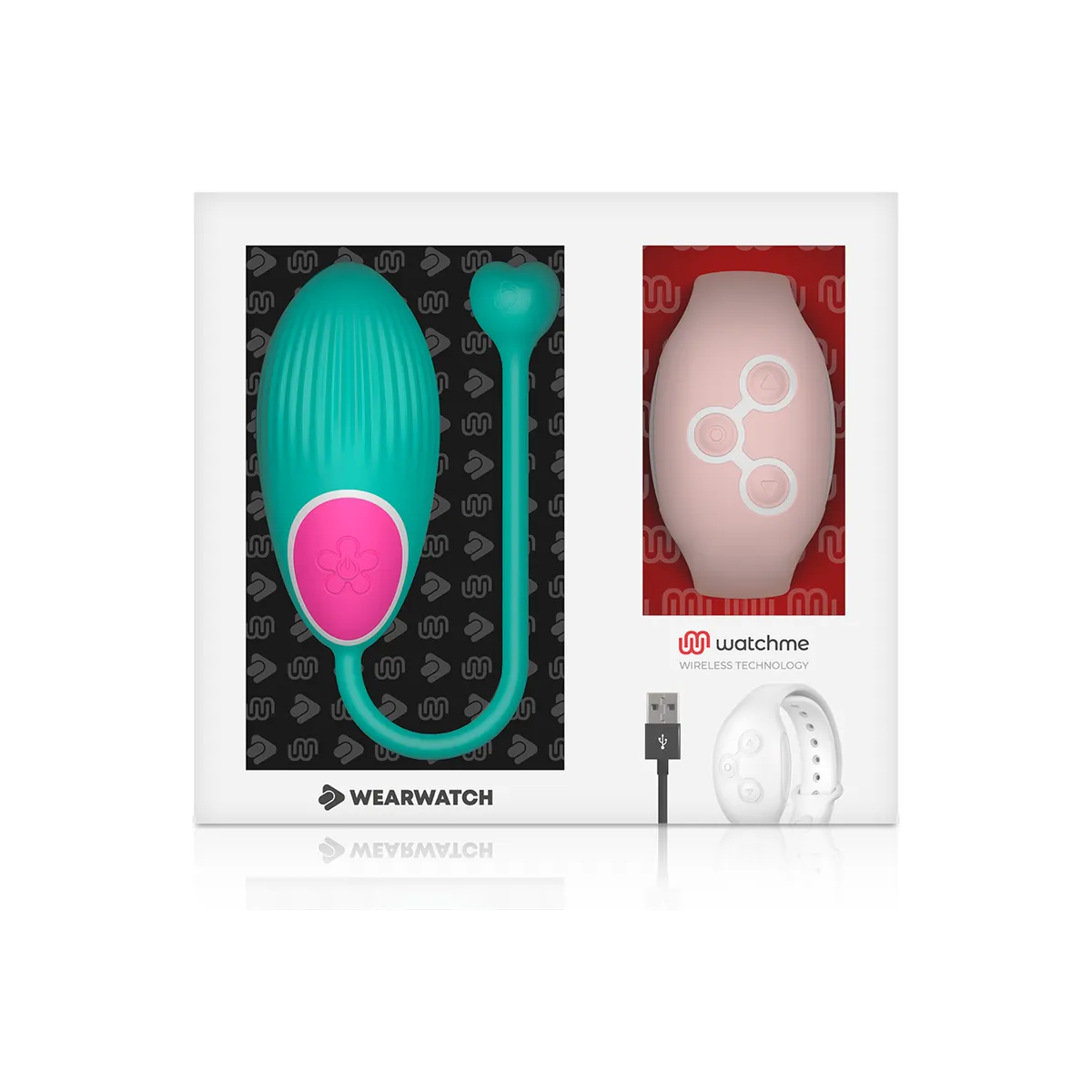 Watchme-Technologie mit Fernbedienung Ei Meerwasser / Rosa von Wearwatch | Fesselliebe.de