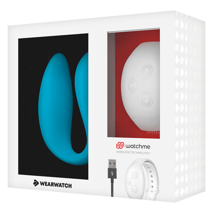 Watchme Dual Technology Vibrator Indigo/Snow von Wearwatch | Fesselliebe.de