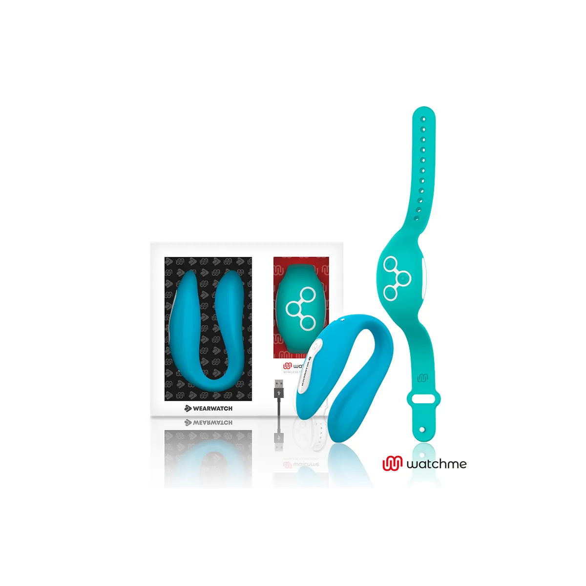 Dual-Technologie-Watchme-Vibrator Indigo/Meerwasser von Wearwatch | Fesselliebe.de