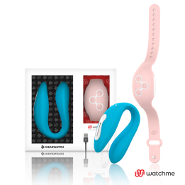 Watchme Dual Technology Vibrator Indigo / Pink von Wearwatch | Fesselliebe.de