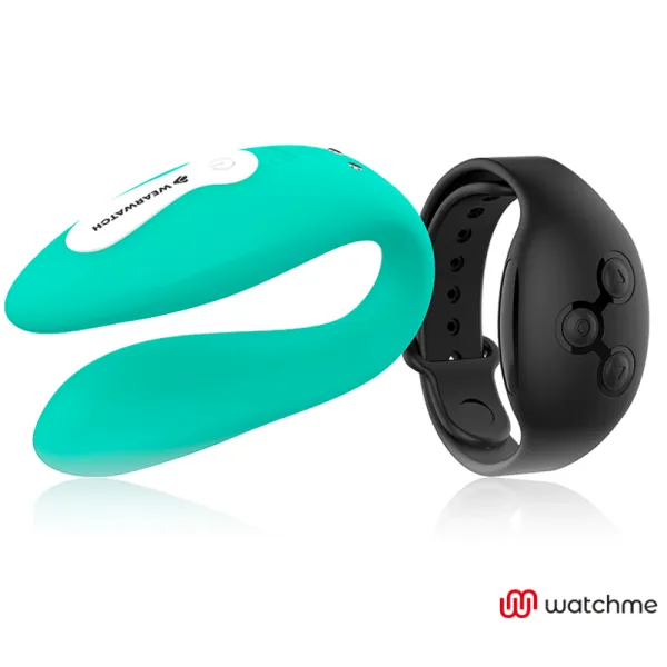 Dual-Technologie Vibrator Watchme Aquamarine / Jet von Wearwatch | Fesselliebe.de