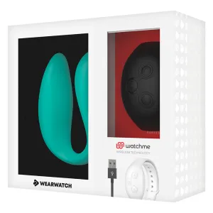 Dual-Technologie Vibrator Watchme Aquamarine / Jet von Wearwatch