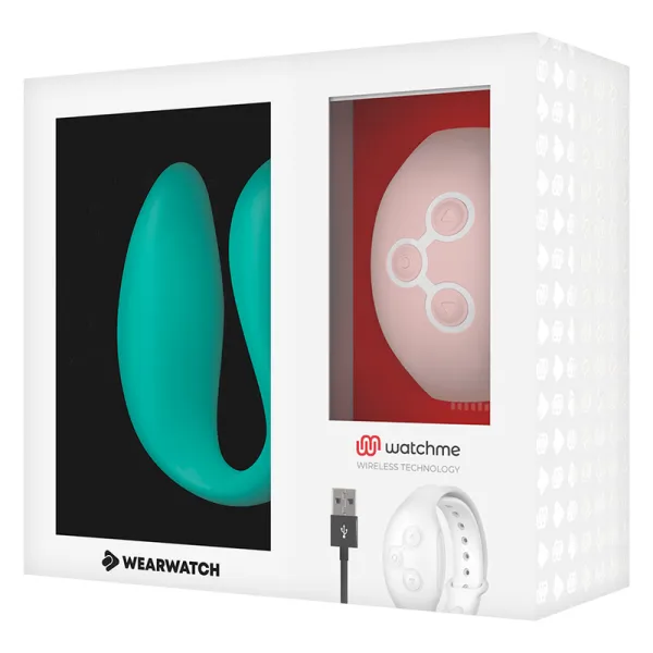 Watchme Dual Technology Vibrator Meerwasser / Rosa von Wearwatch | Fesselliebe.de