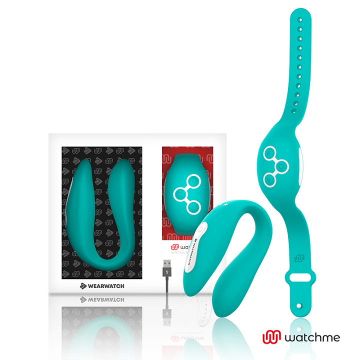Dual-Technologie Watchme Hellgrüner Vibrator von Wearwatch | Fesselliebe.de
