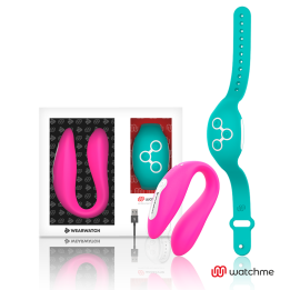 Dual-Technologie-Watchme-Vibrator Fuchsia / Meerwasser von Wearwatch | Fesselliebe.de