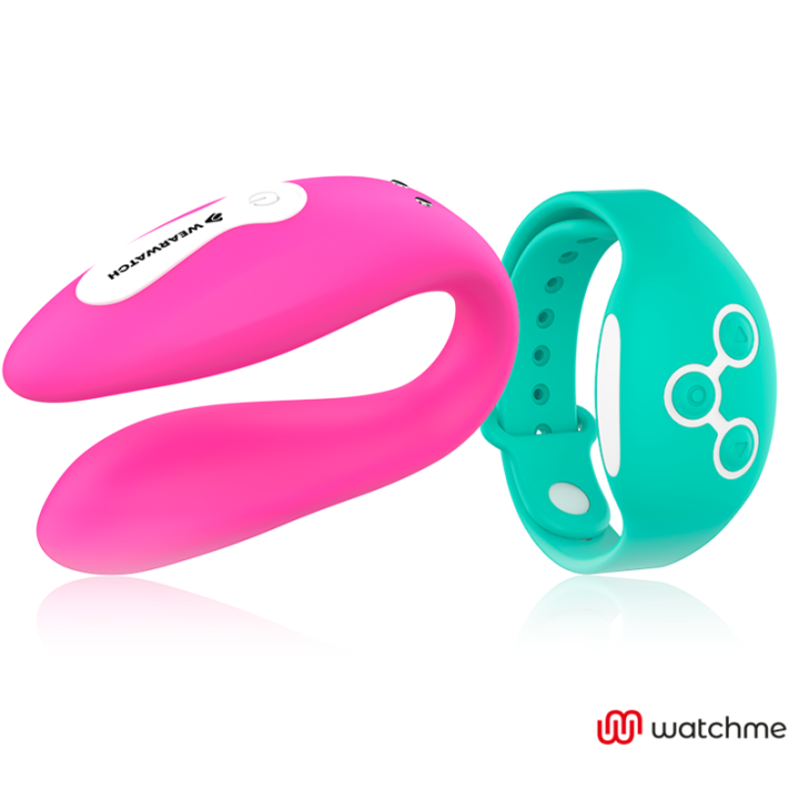 Dual-Technologie-Watchme-Vibrator Fuchsia / Meerwasser von Wearwatch | Fesselliebe.de
