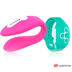 Dual-Technologie-Watchme-Vibrator Fuchsia / Meerwasser von Wearwatch