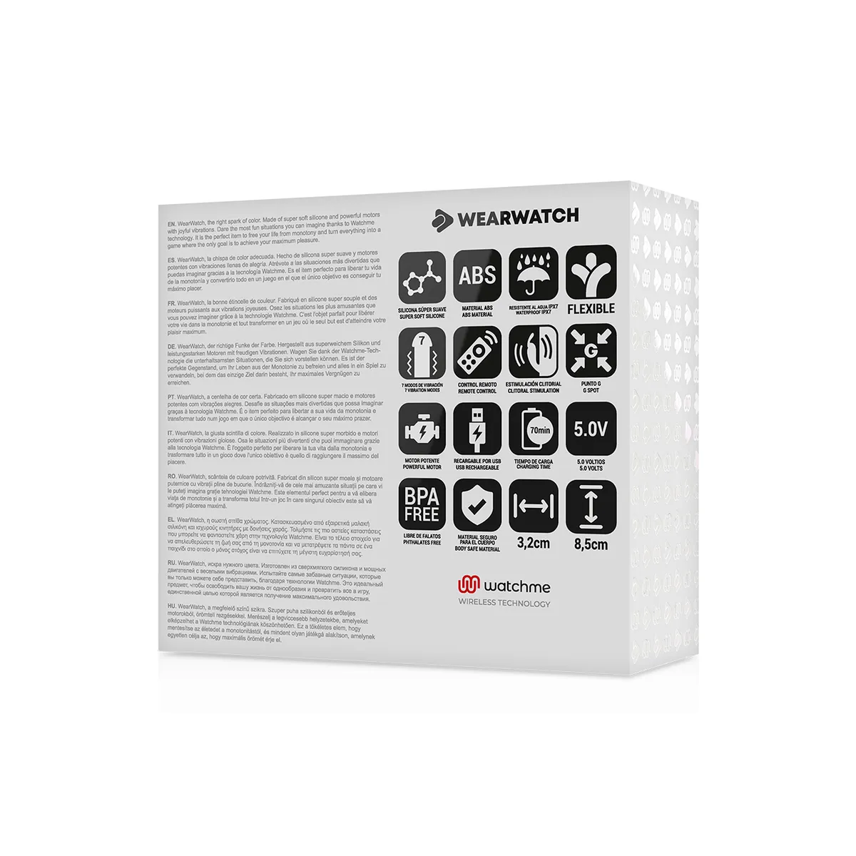 Watchme Dual Technology Vibrator Fuchsia / Pink von Wearwatch | Fesselliebe.de