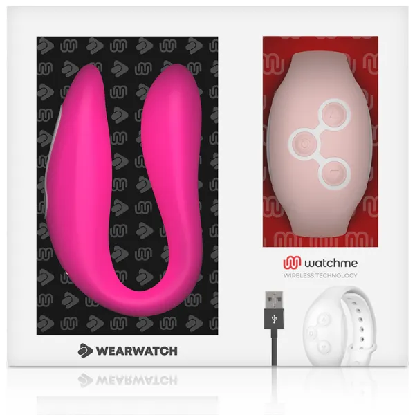 Watchme Dual Technology Vibrator Fuchsia / Pink von Wearwatch | Fesselliebe.de
