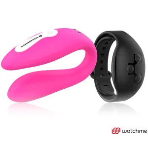 Watchme Dual Technology Vibrator Fuchsia/Azabache von Wearwatch
