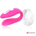 Watchme Dual Technology Vibrator Fuchsia / Snow von Wearwatch
