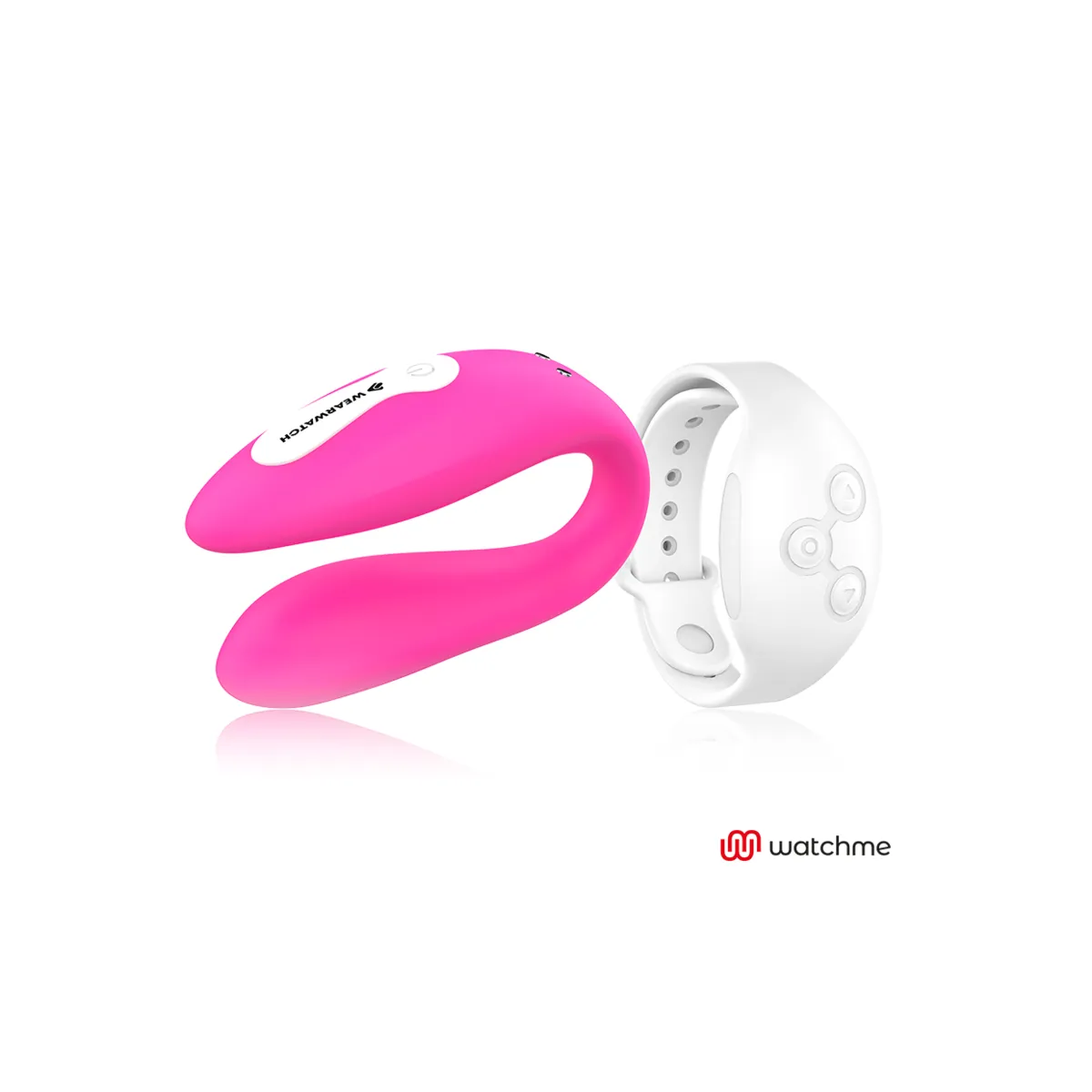 Watchme Dual Technology Vibrator Fuchsia / Snow von Wearwatch | Fesselliebe.de