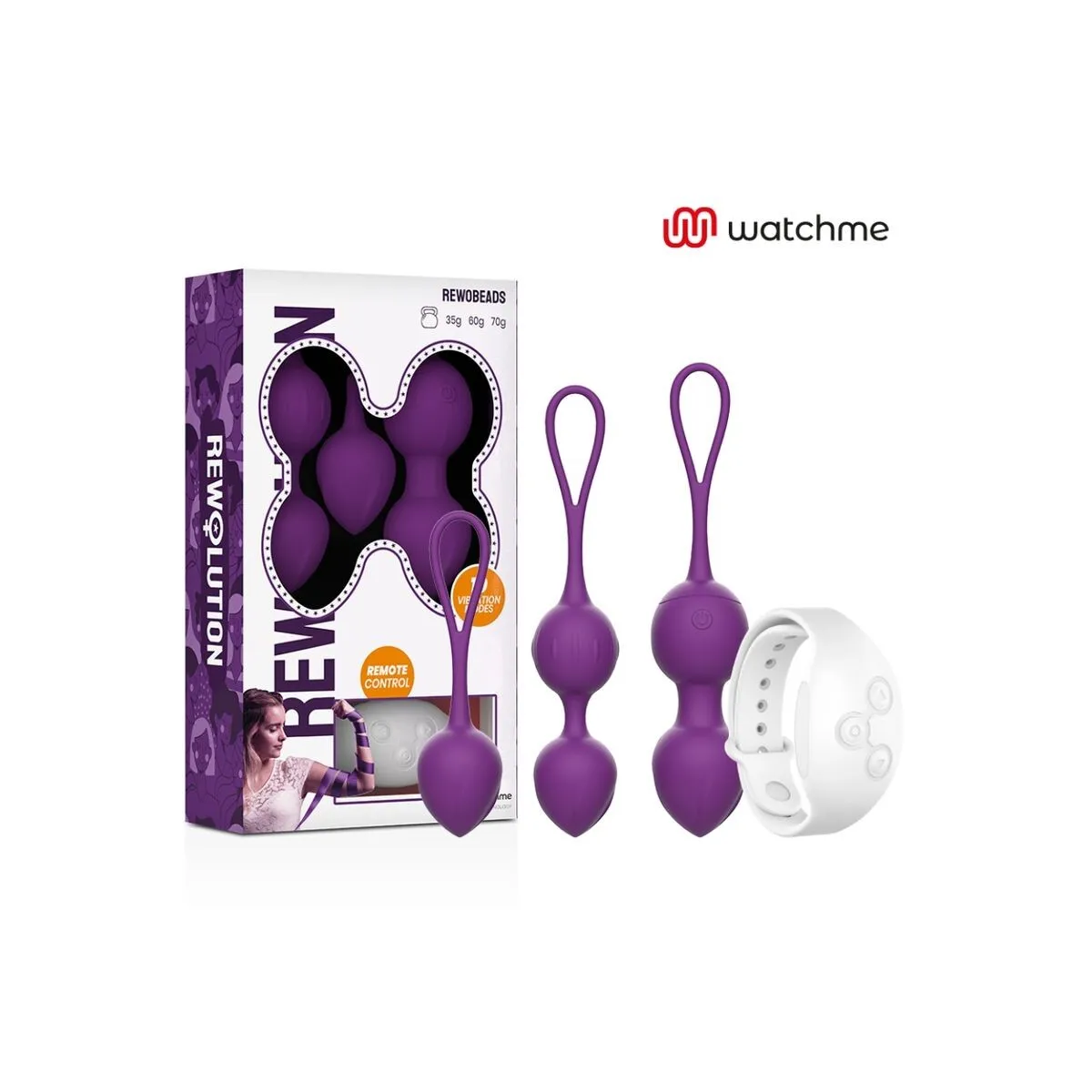 Rewobeads Vibrierbälle mit Fernbedienung mit Watchme-Technologie von Rewolution | Fesselliebe.de