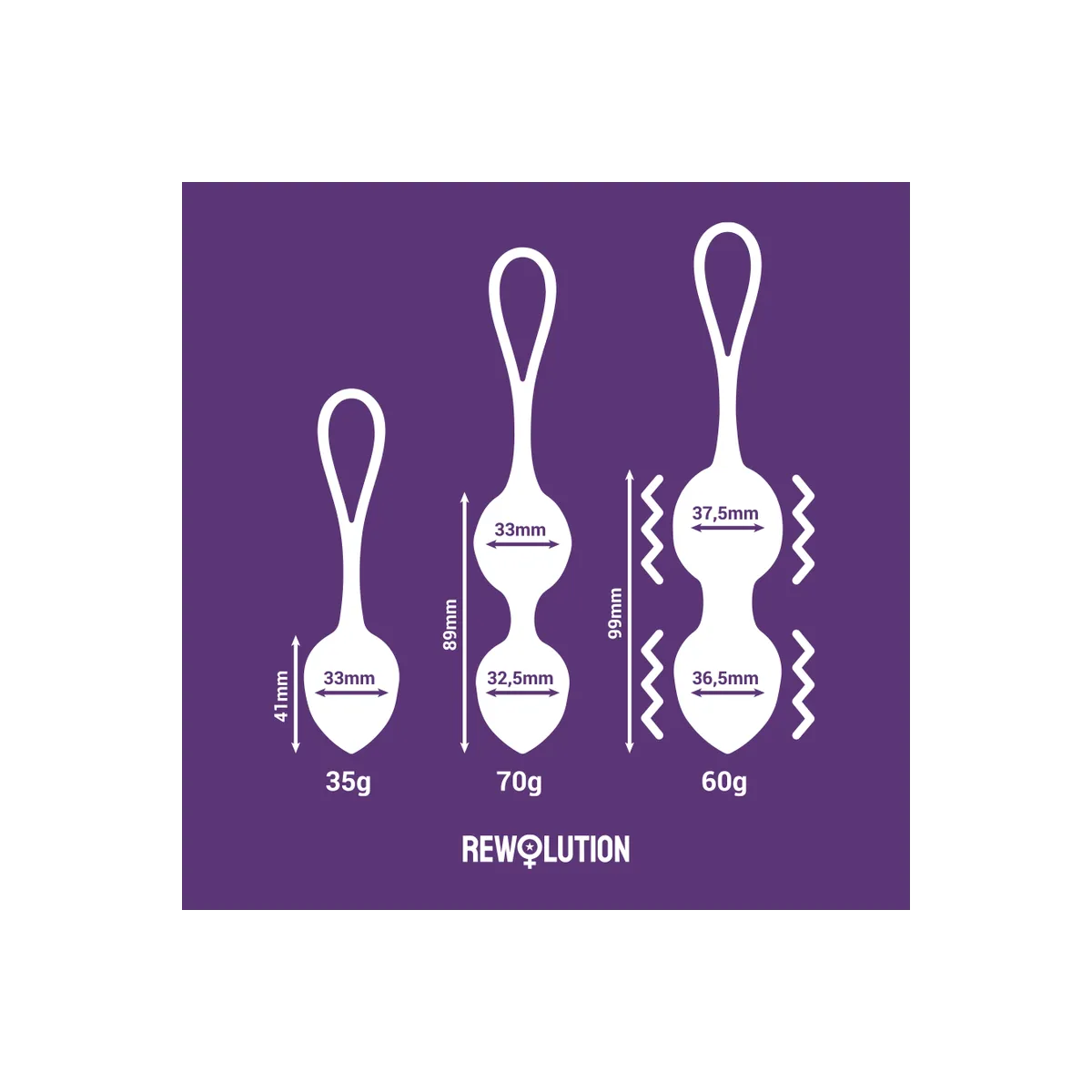 Rewobeads Vibrierbälle mit Fernbedienung mit Watchme-Technologie von Rewolution | Fesselliebe.de