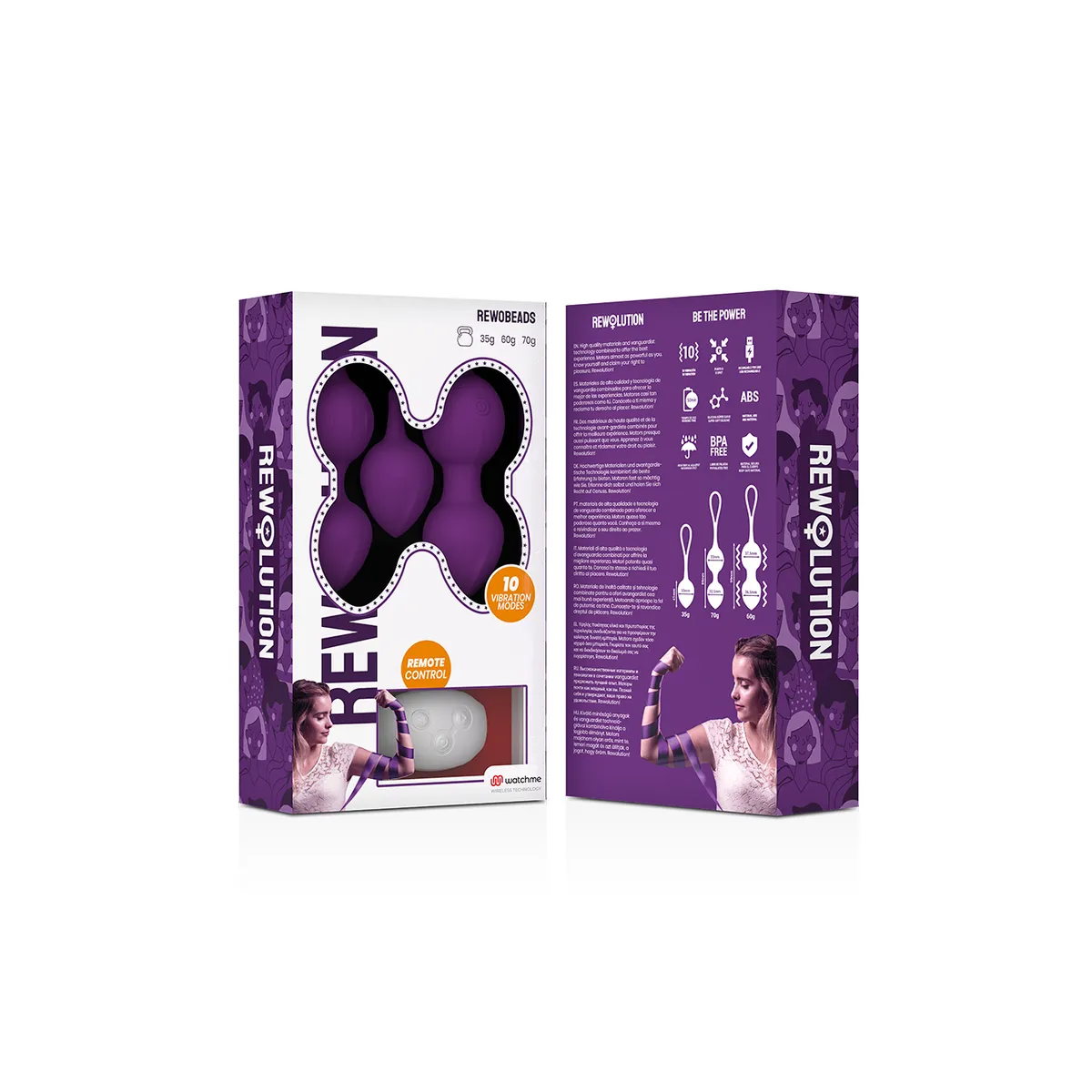 Rewobeads Vibrierbälle mit Fernbedienung mit Watchme-Technologie von Rewolution | Fesselliebe.de