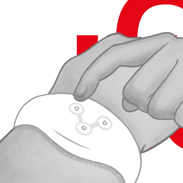 Wireless-Technologie-Uhr Weiss von Watchme | Fesselliebe.de