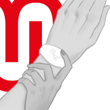 Wireless-Technologie-Uhr Weiss von Watchme | Fesselliebe.de