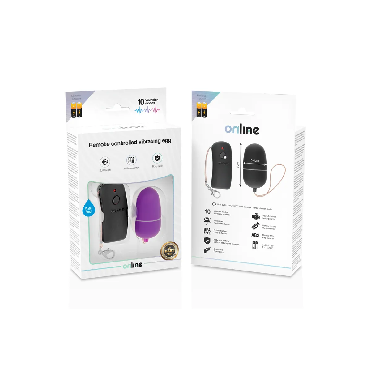 Vibrierendes Ei mit Flieder mit Fernbedienung von Online | Fesselliebe.de