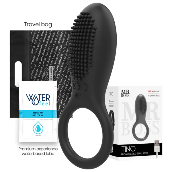 Tino Stimulatorring Kompatibel mit der Watchme Wireless-Technologie von Mr, Boss | Fesselliebe.de