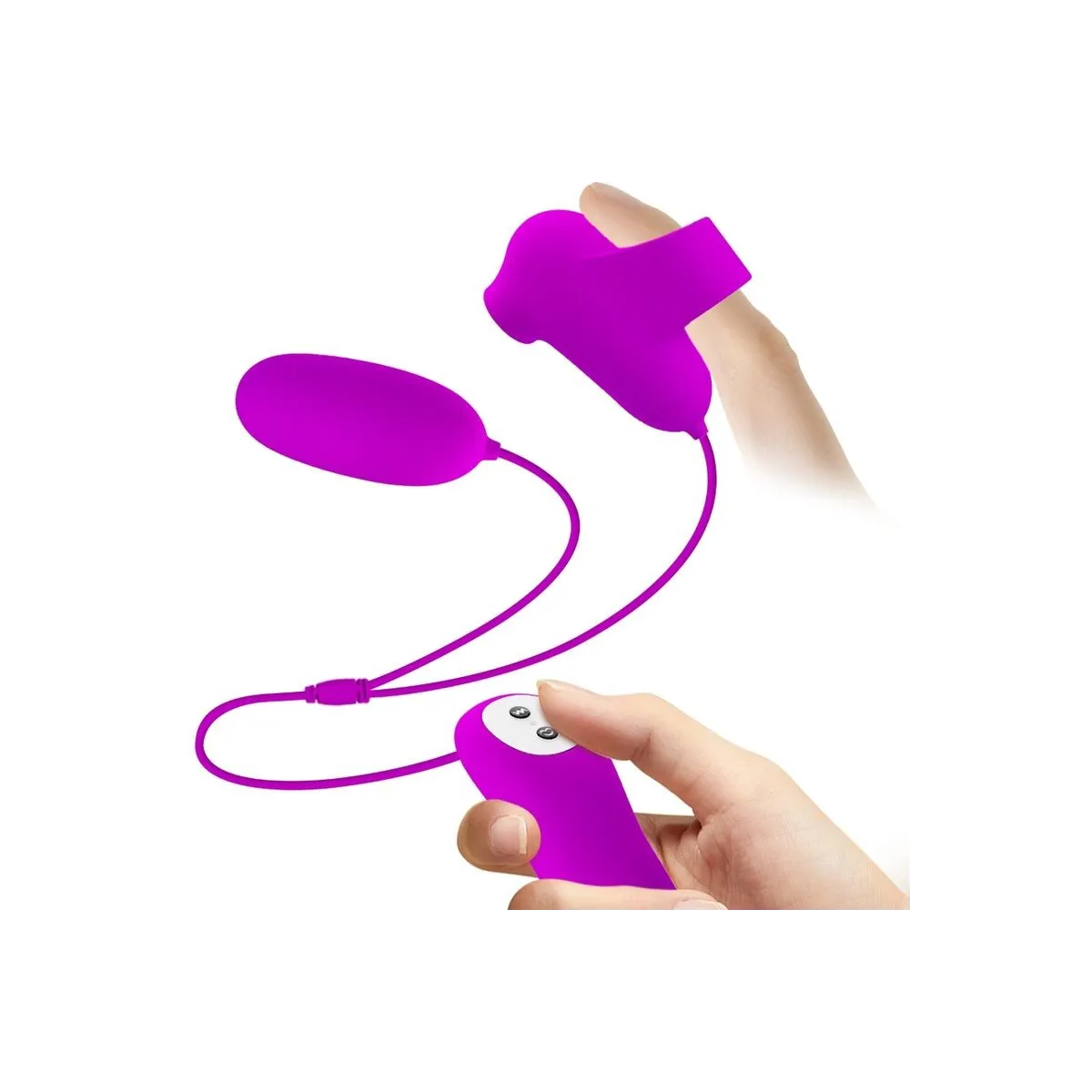 Vibrierendes Bullet und Saugnapf von Pretty Love | Fesselliebe.de