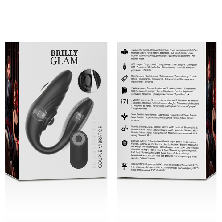 Paar mit Pulsierender und Vibrierender mit Fernbedienung von Brilly Glam | Fesselliebe.de