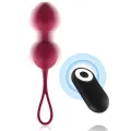 Premium Silikon 3 Vibrierende Kegelperlen mit Fernbedienung von Cici Beauty