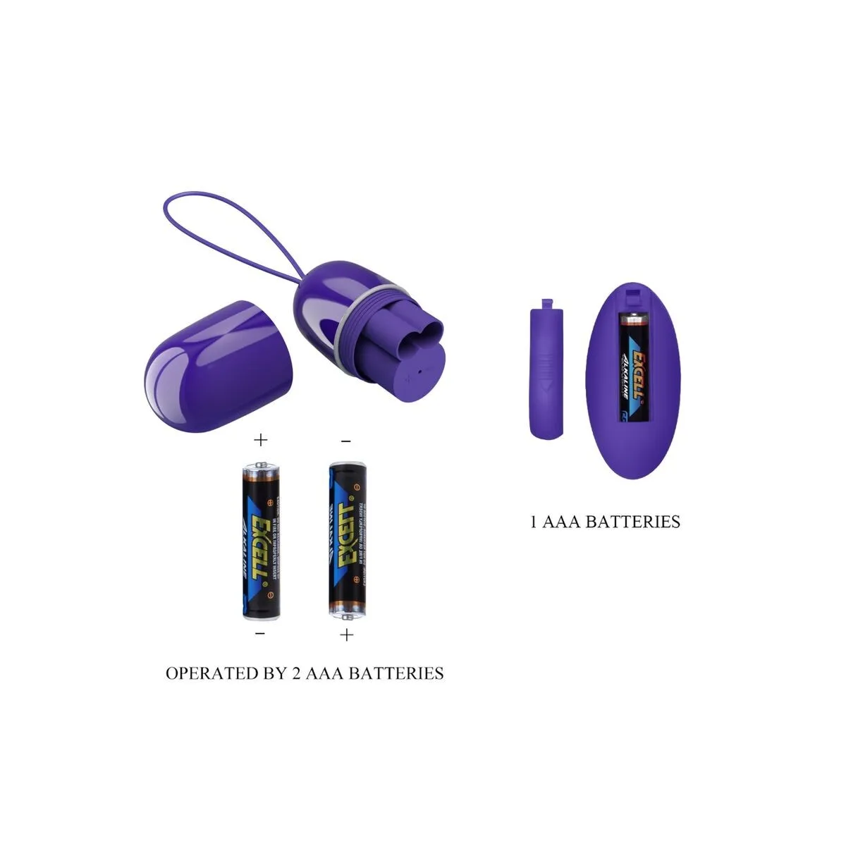 Arvin Youth Verletzt Ei mit Fernbedienung Violett von Pretty Love Youth | Fesselliebe.de