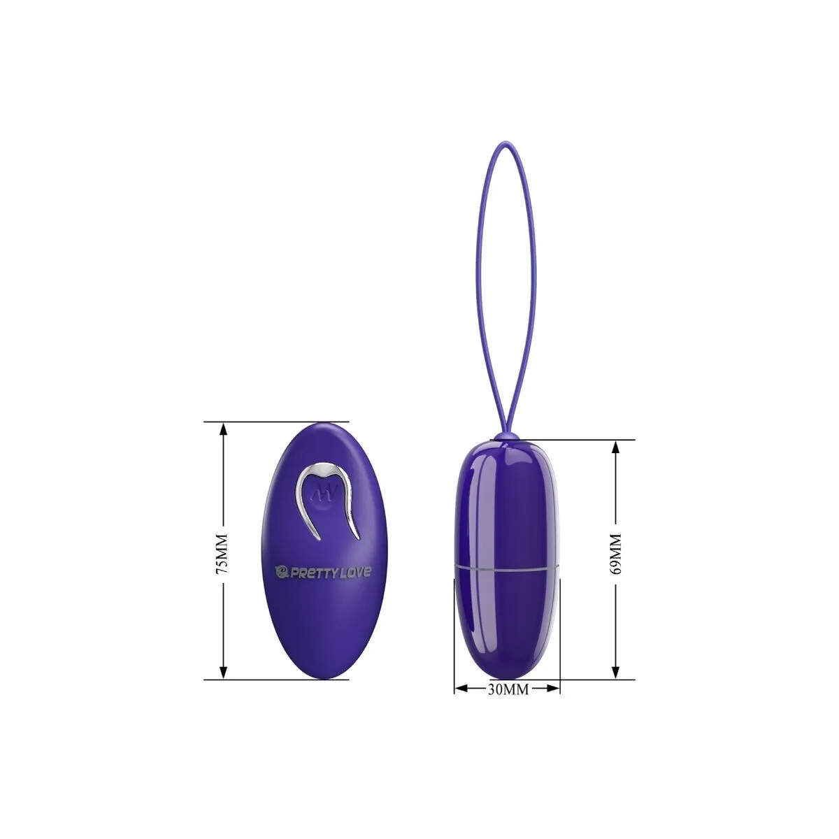 Selkie Youth Mini Vibrierendes Ei Violet mit Fernbedienung von Pretty Love Youth | Fesselliebe.de