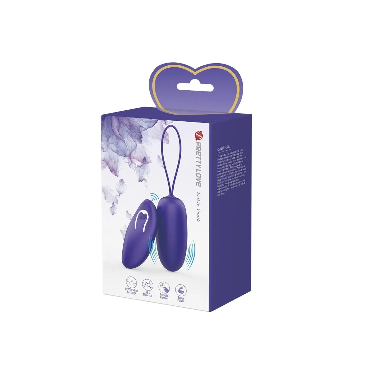 Selkie Youth Mini Vibrierendes Ei Violet mit Fernbedienung von Pretty Love Youth | Fesselliebe.de