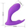 Idabelle Vibration & Pulsation mit Fernbedienung Violett von Pretty Love Bottom