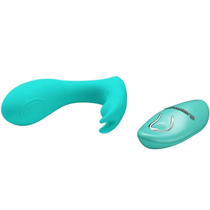 Idabelle Vibration & Pulsation mit Fernbedienung Blau von Pretty Love Bottom | Fesselliebe.de
