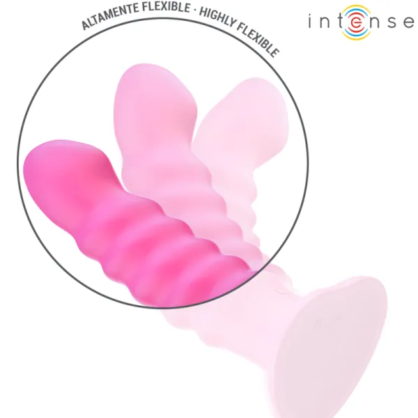 Cindy Vibrator Grösse L Spiralendesign 10 Vibrationen Rosa mit Fernbedienung von Intense Fun | Fesselliebe.de