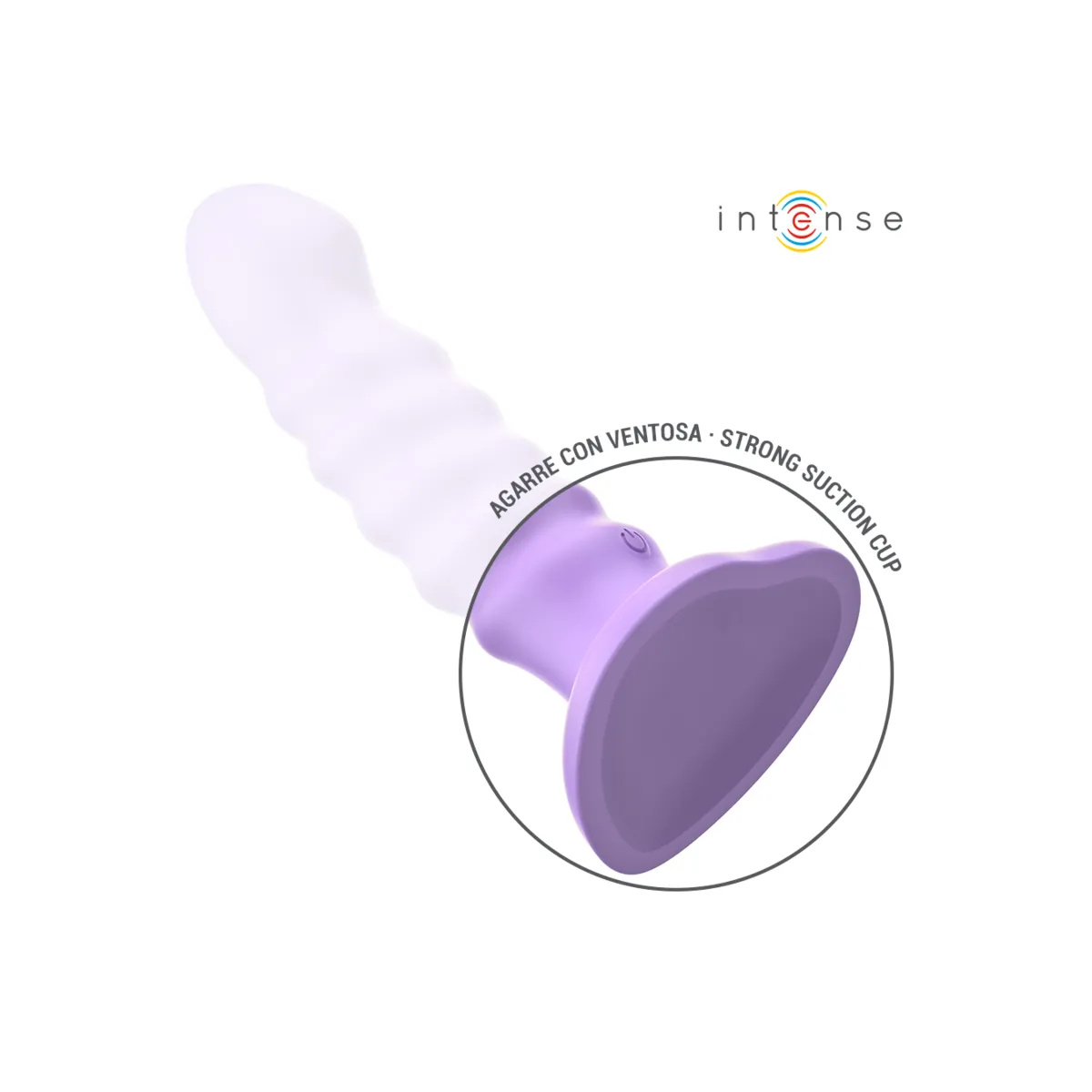 Brenda Vibrator Grösse M Spiralendesign 10 Vibrationen Lila mit Fernbedienung von Intense Fun | Fesselliebe.de