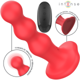 Cody Vibrator mit Saugnäpfen Rote mit Fernbedienung von Intense Fun | Fesselliebe.de