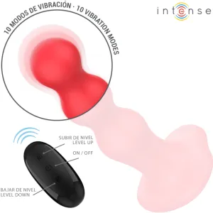 Cody Vibrator mit Saugnäpfen Rote mit Fernbedienung von Intense Fun