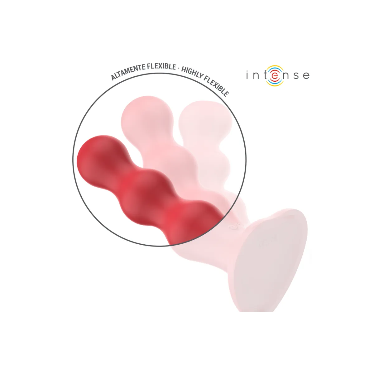 Cody Vibrator mit Saugnäpfen Rote mit Fernbedienung von Intense Fun | Fesselliebe.de