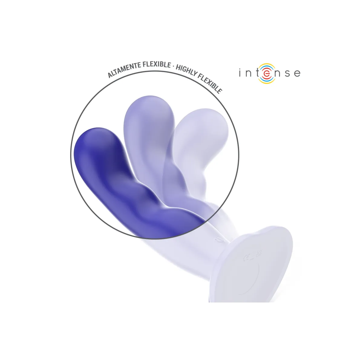 Shorty Vibrator mit Saugnäpfen Blau mit Fernbedienung von Intense Fun | Fesselliebe.de