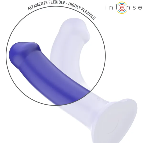 Victoria Vibrator mit Saugnapf 10 Vibrationen Dunkelblau mit Fernbedienung von Intense Fun | Fesselliebe.de